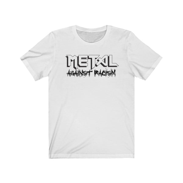Metal Against Racism Logo Unisex Jersey Short Sleeve Tee